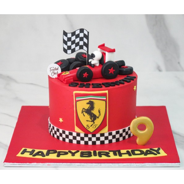 Formula 1 Decorated Cake