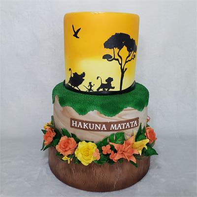 Bolo Decorado Hakuna Matata