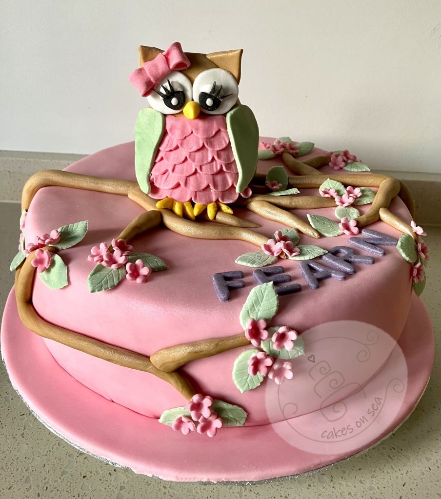 Owl Decorated Cake