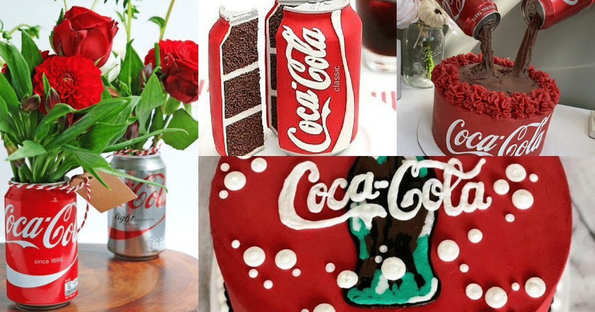 Bolo Decorado Coca Cola