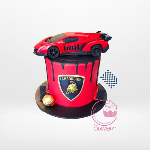 Lamborghini Decorated Cake