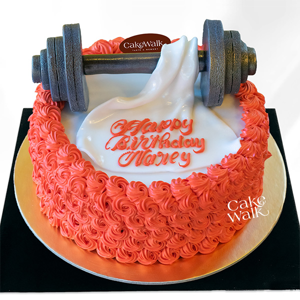 Bodybuilding Decorated Cake