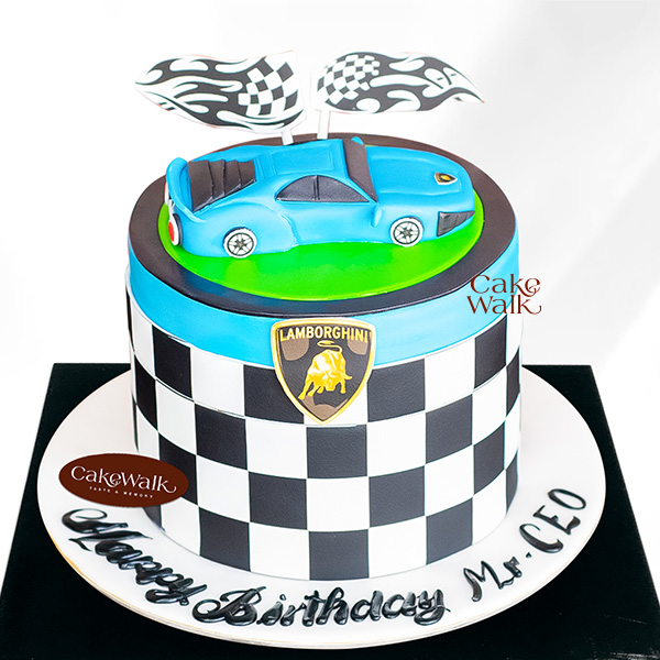 Lamborghini Decorated Cake