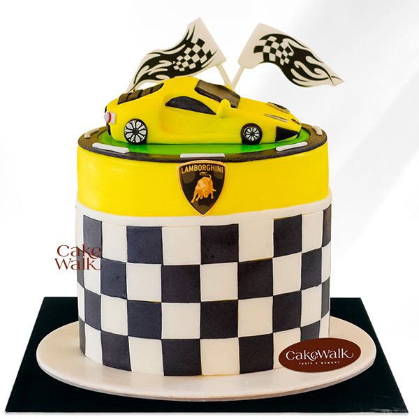 Lamborghini Decorated Cake