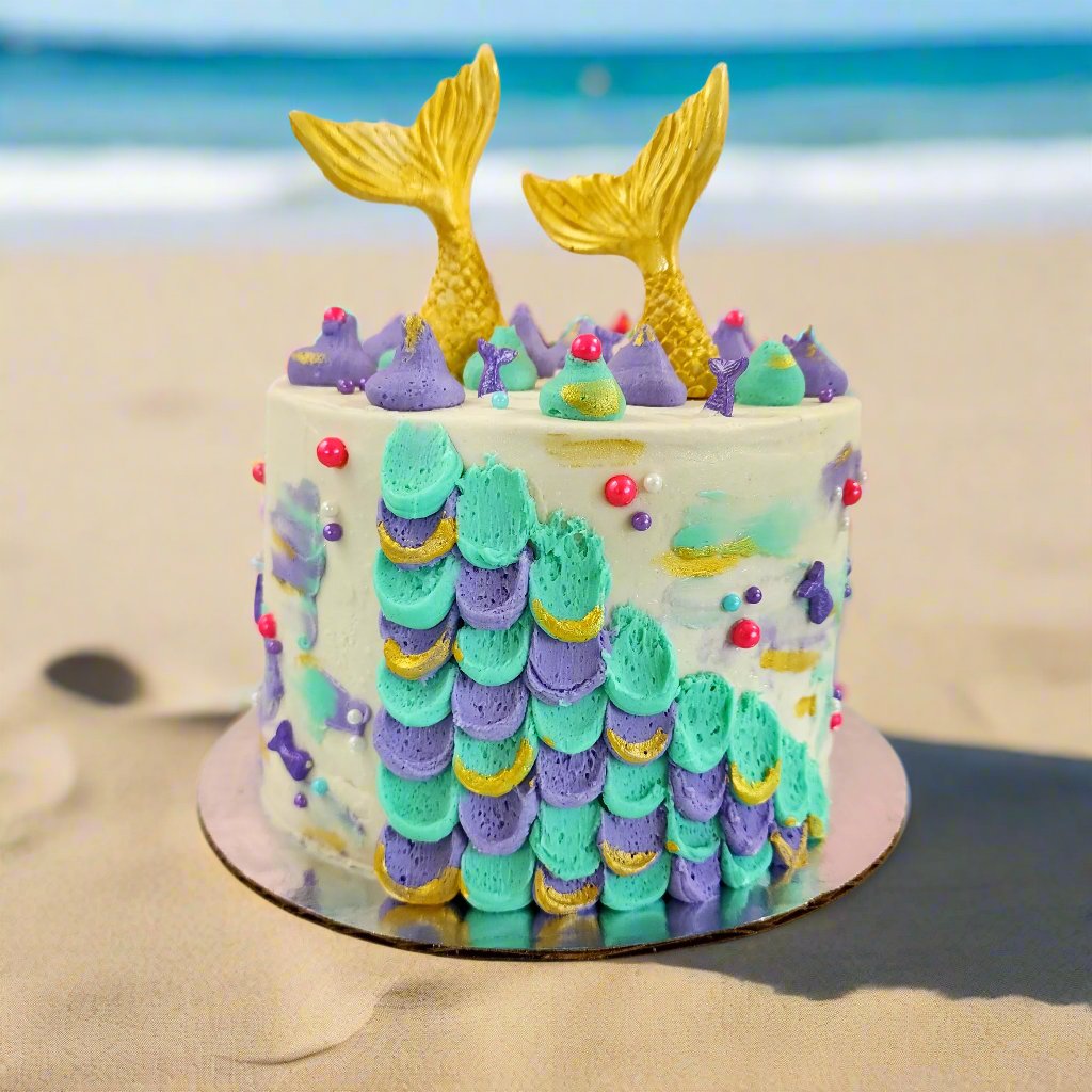 Mermaid Decorated Cake