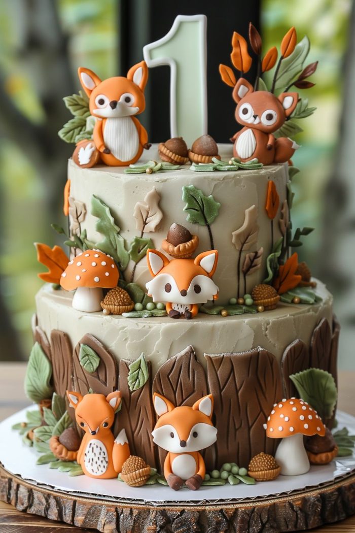 cute decorated cake