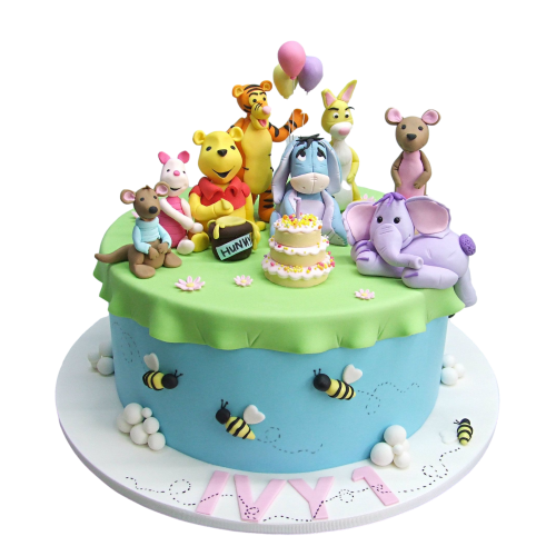 Winnie the Pooh Decorated Cake