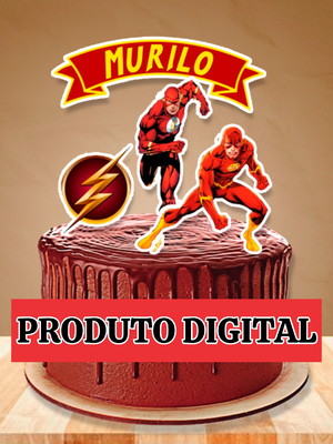 Bolo Decorado The Flash