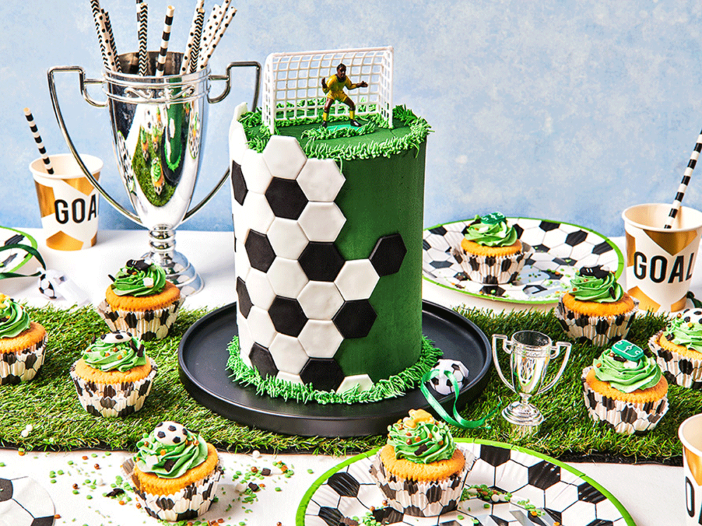 Decorated Football Cake