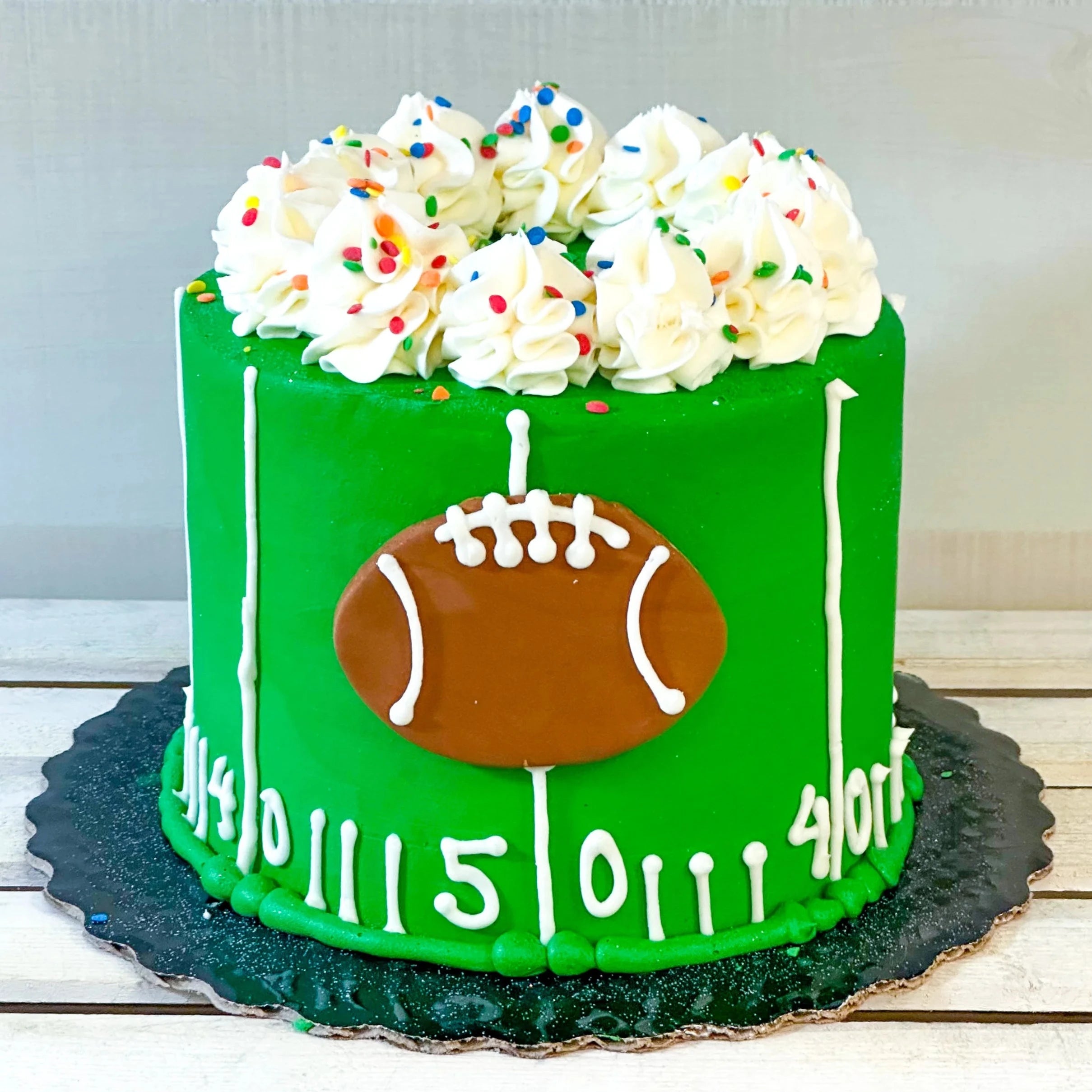 Decorated Football Cake