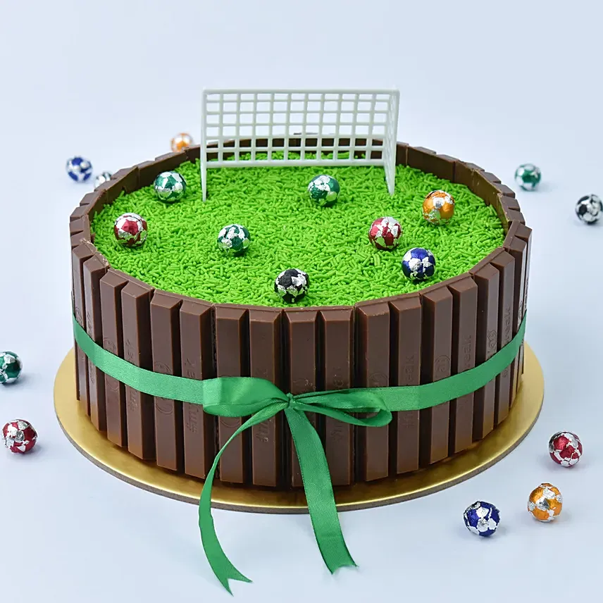 Football Field Decorated Cake