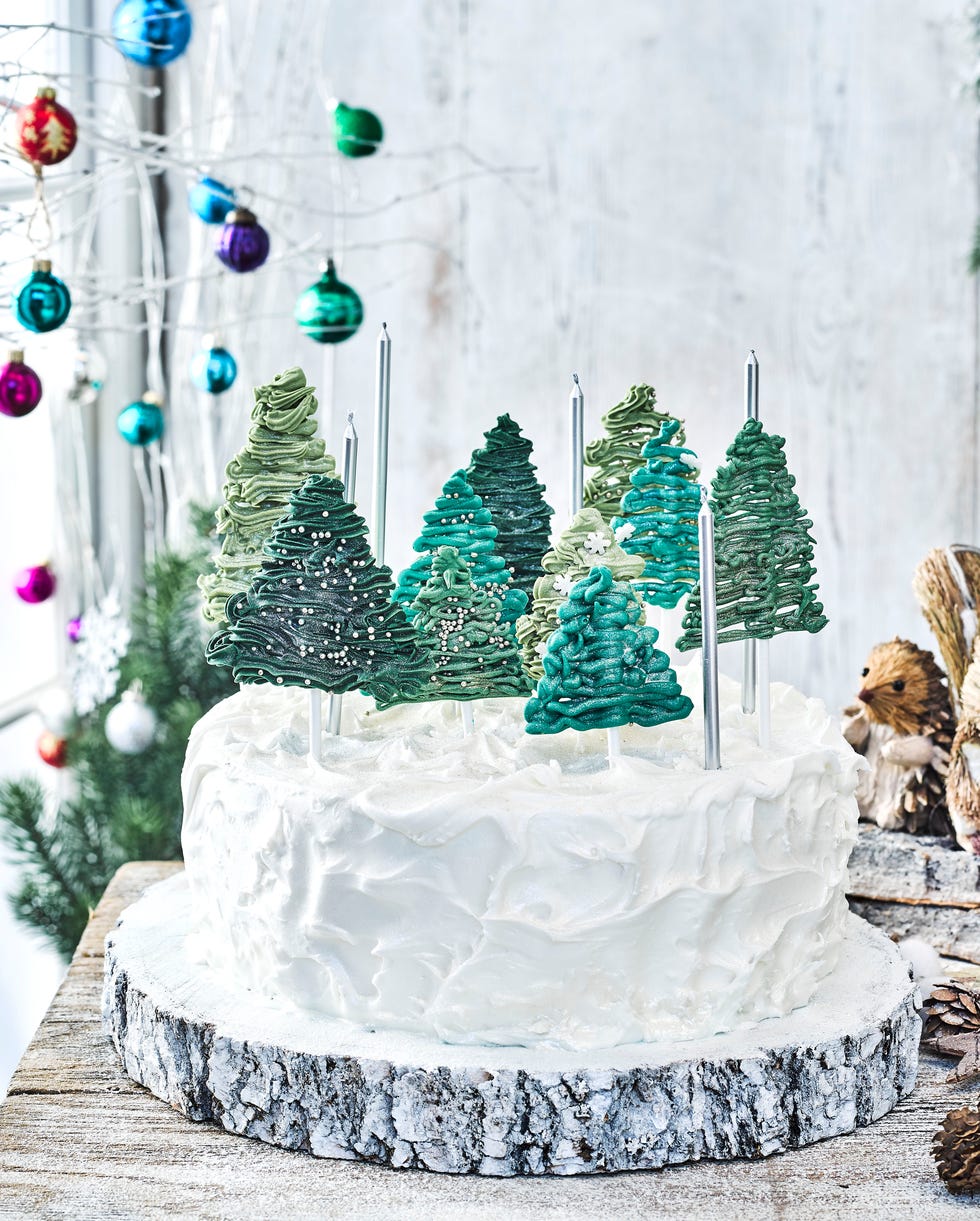 Decorated Christmas Cake