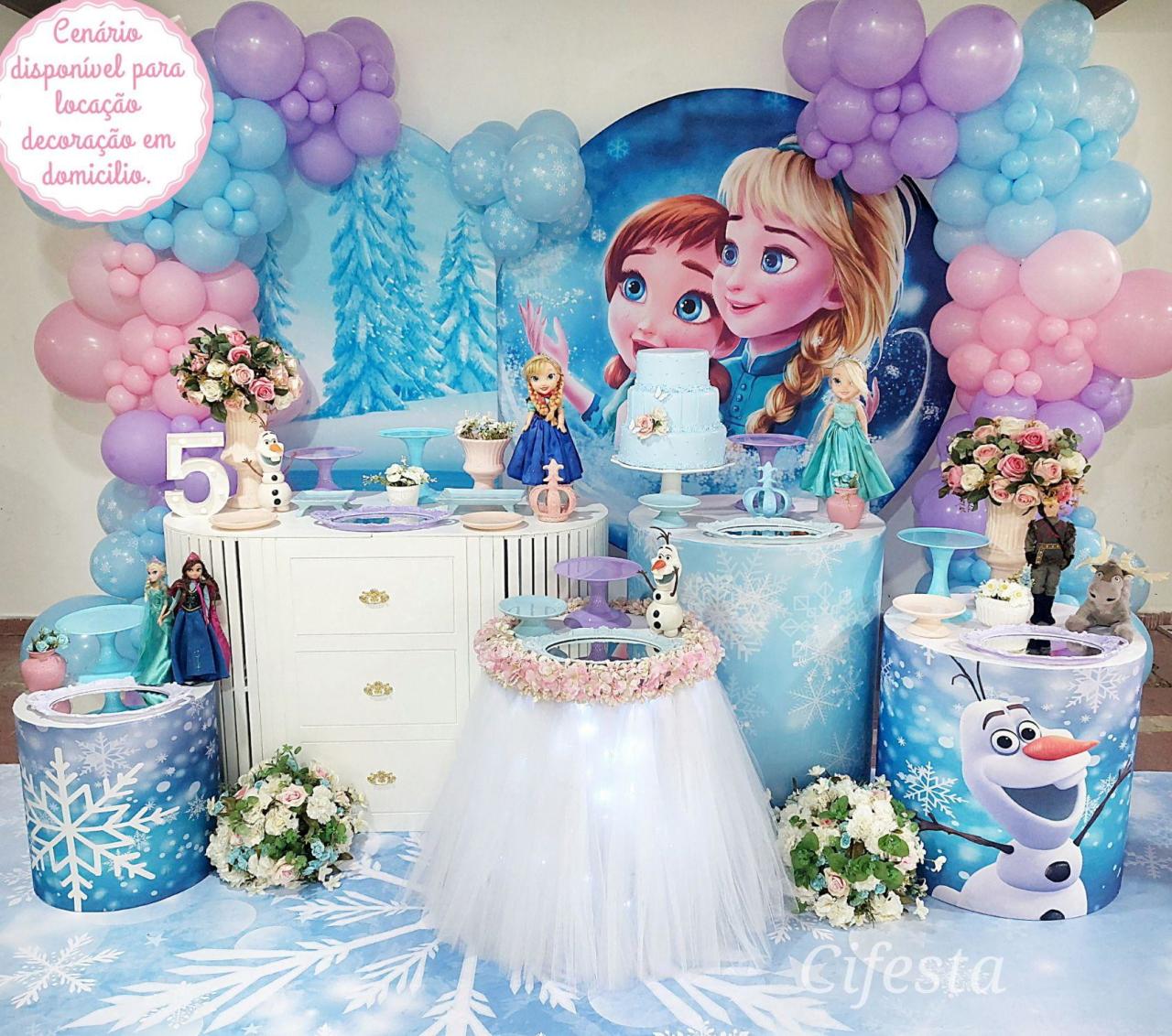 Bolo Decorado Frozen