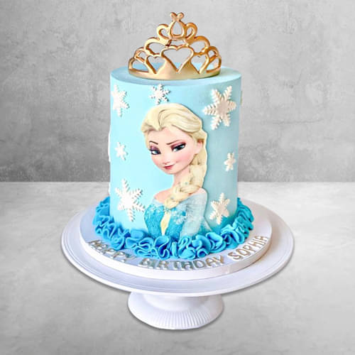 Frozen Decorated Cake