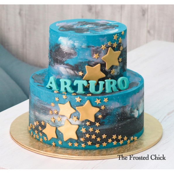 Star Decorated Cake