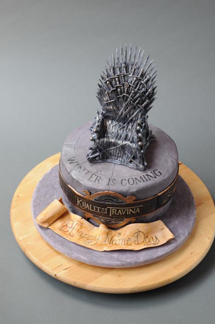 Game Of Thrones Decorated Cake