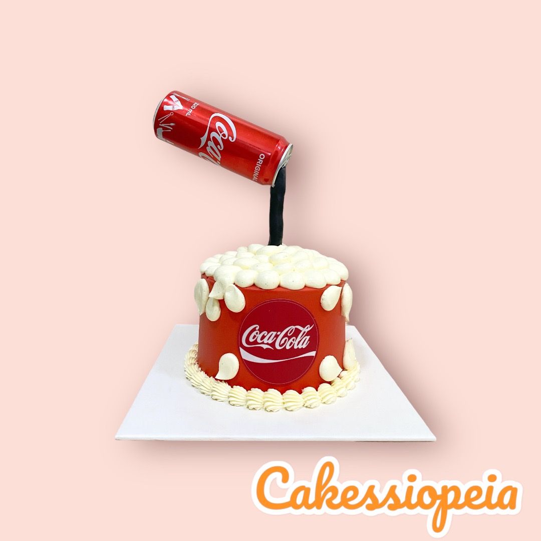 Coca Cola decorated cake