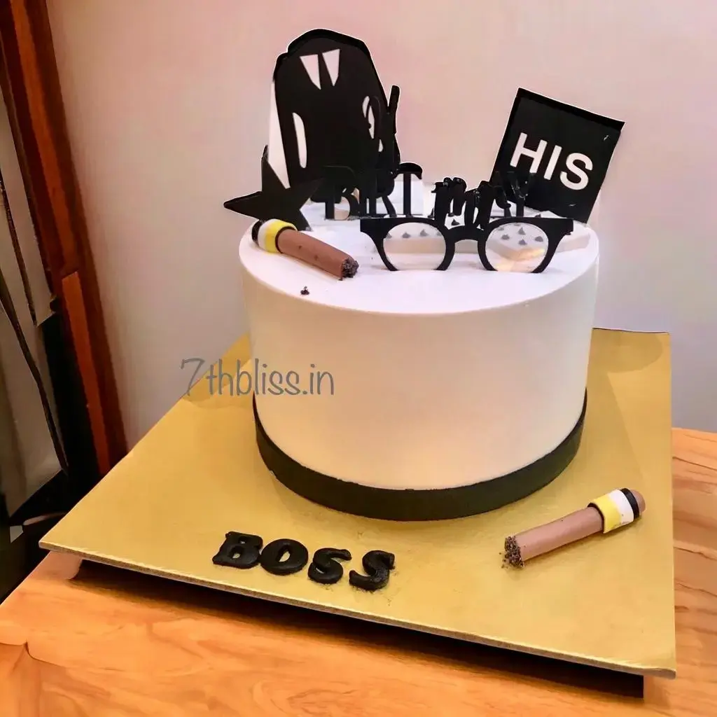 Powerful Boss Decorated Cake