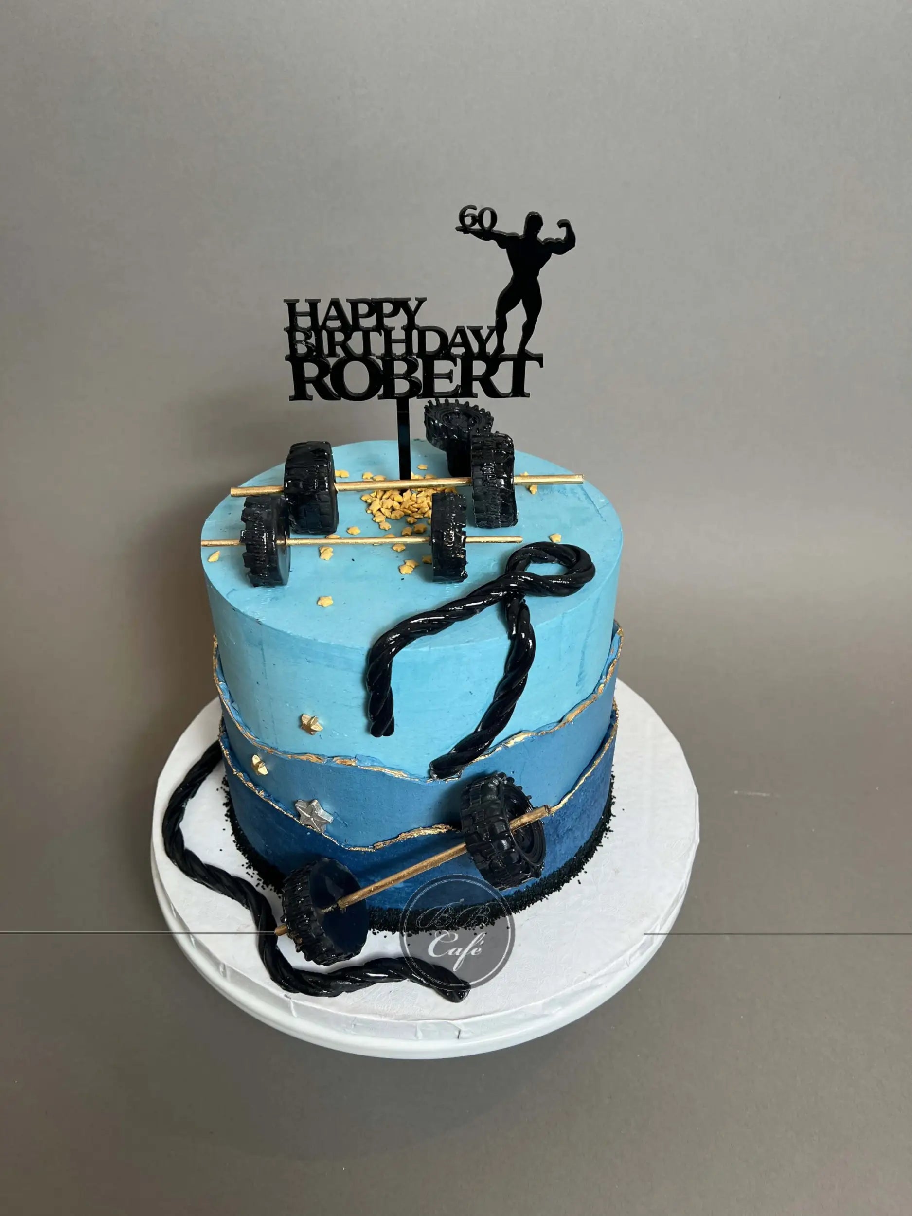 Fitness Decorated Cake