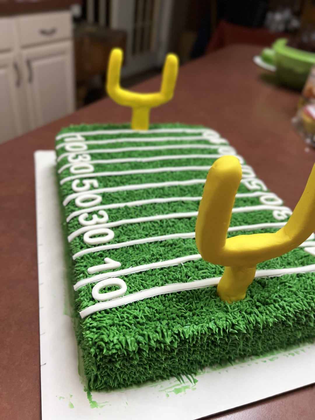 Football Field Decorated Cake