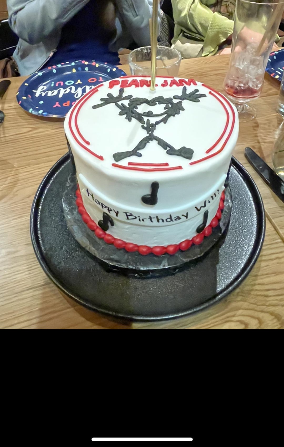 Pearl Jam Decorated Cake