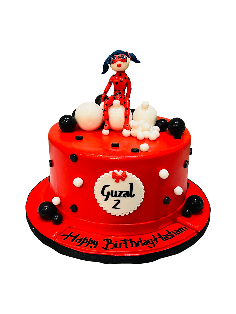 Ladybug Decorated Cake