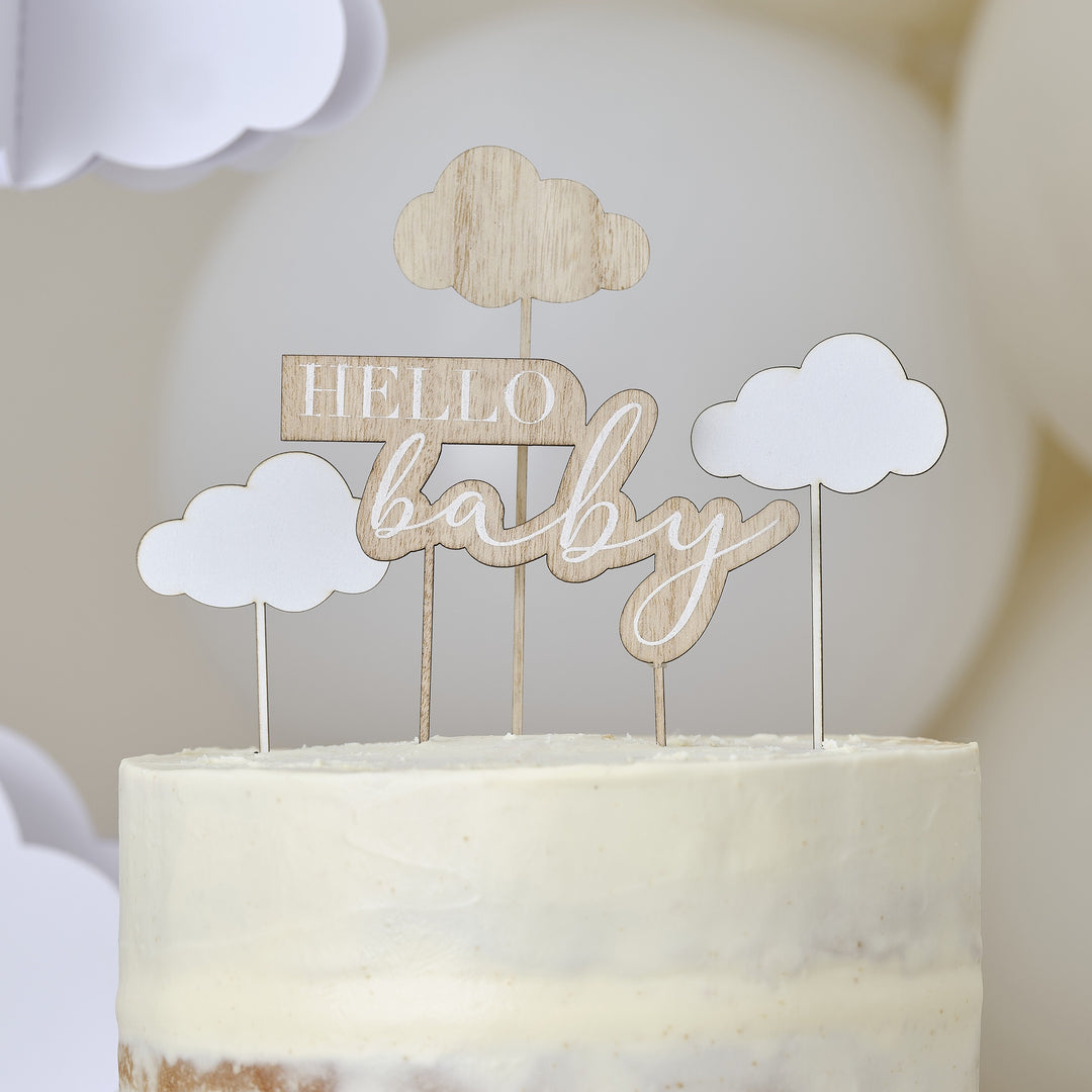 Cloud Decorated Cake