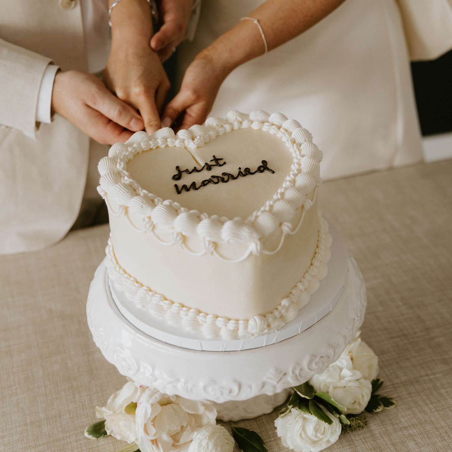 Romantic Decorated Cake