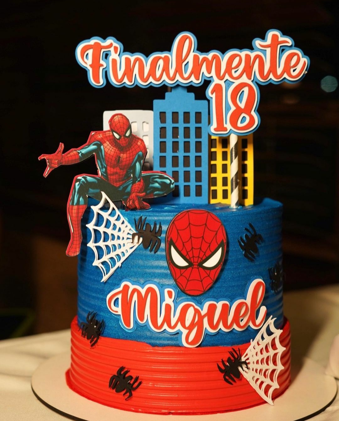 Bolo Decorado Homem Aranha