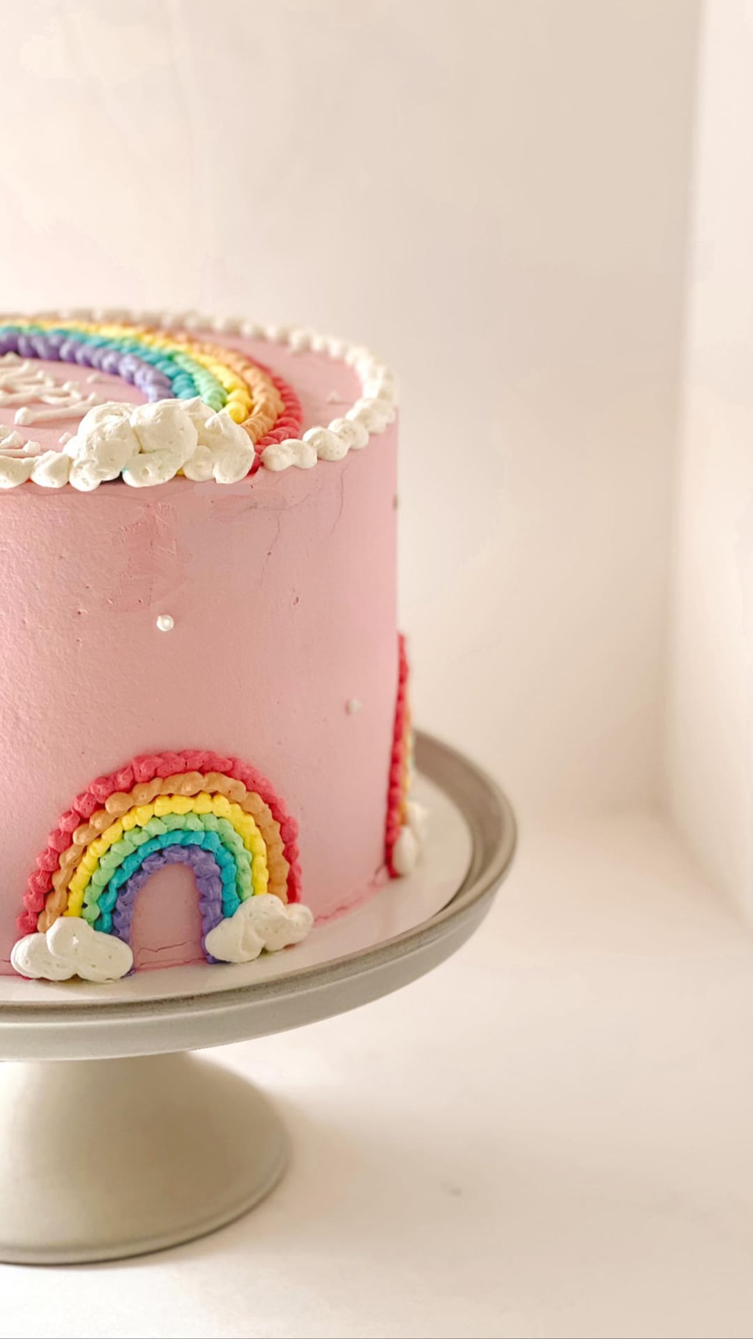 Rainbow Decorated Cake