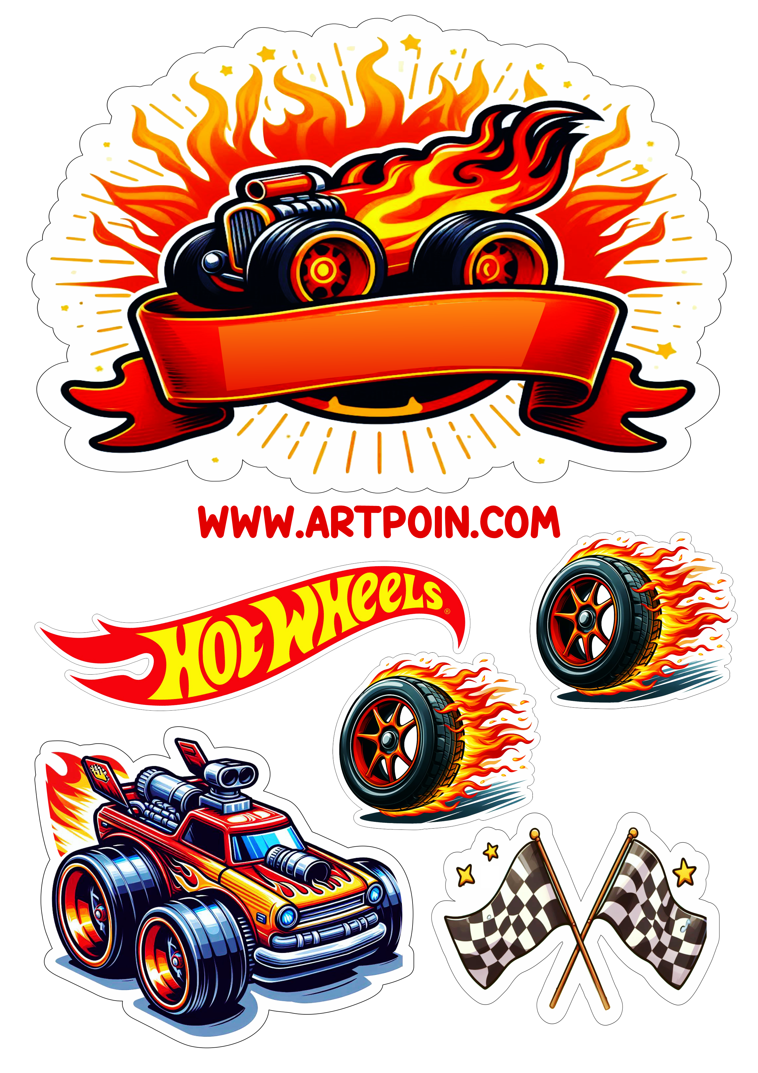 Bolo Decorado Hot Wheels