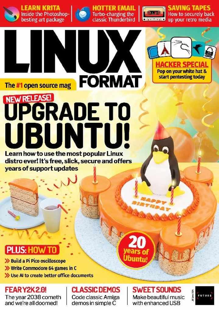 Linux Decorated Cake