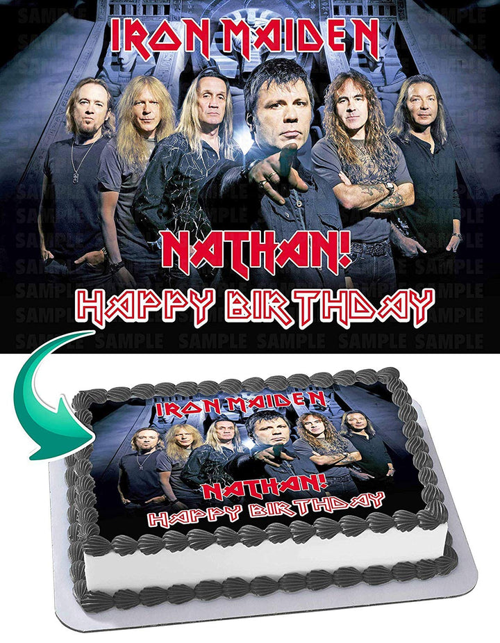 Iron Maiden Decorated Cake