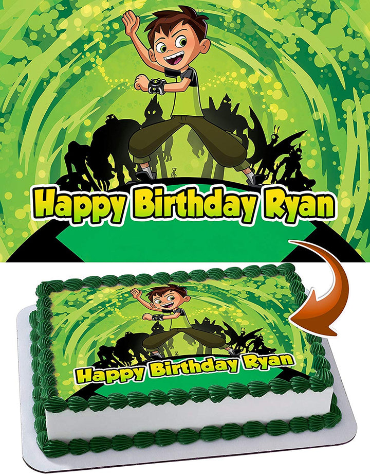 Ben 10 Decorated Cake