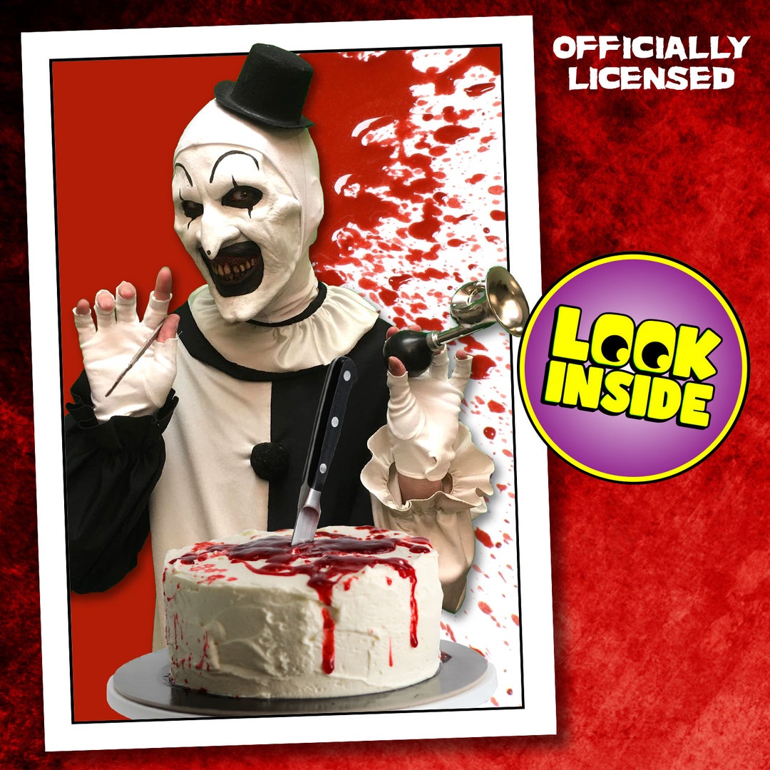 Killer Clown Decorated Cake