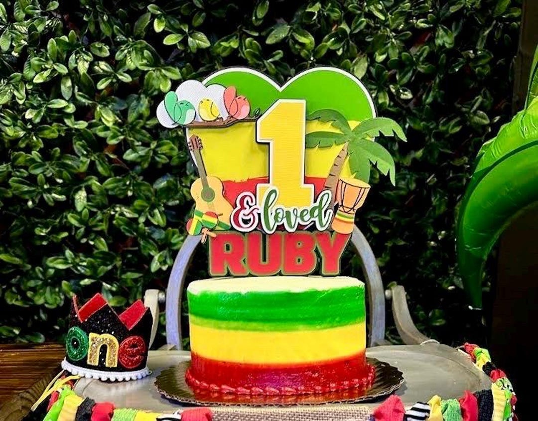 Reggae Decorated Cake For Facebook