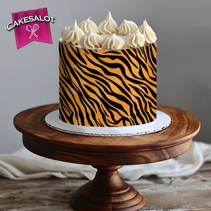 Leopard Print Decorated Cake