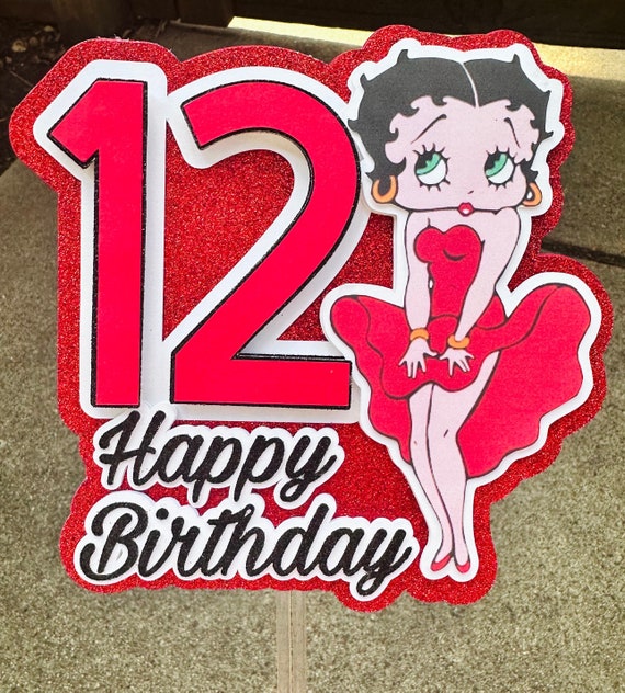 Betty Boop Decorated Cake