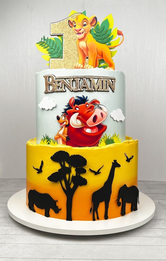 Lion King Decorated Cake