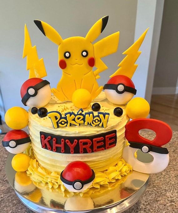 pokemon decorated cake