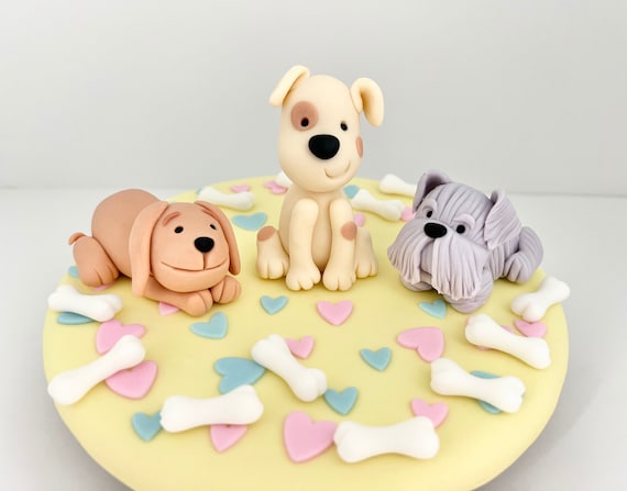 Decorated Dog Cake