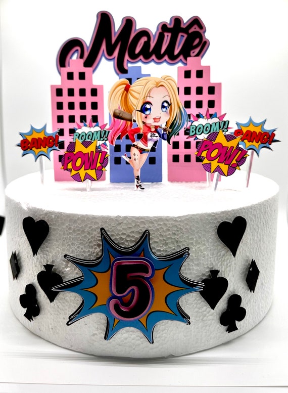 Harlequin Decorated Cake