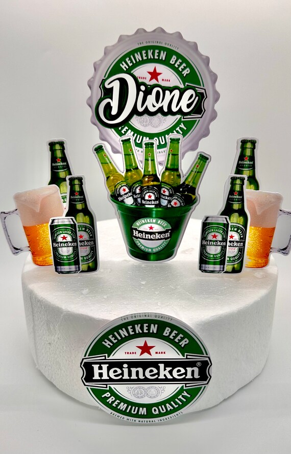 Heineken Decorated Cake