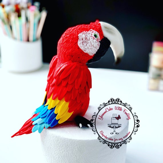 Parrot Decorated Cake