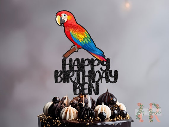 Parrot Decorated Cake