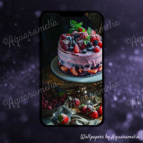 Cake Decorated Lock Screen