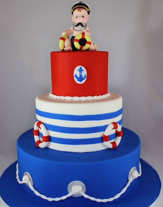 Sailor decorated cake