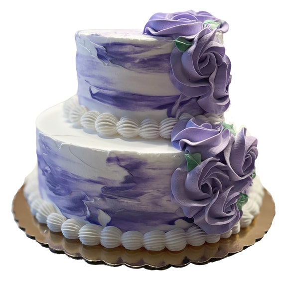 Purple Decorated Cake