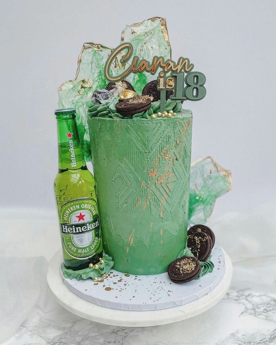 Heineken Decorated Cake