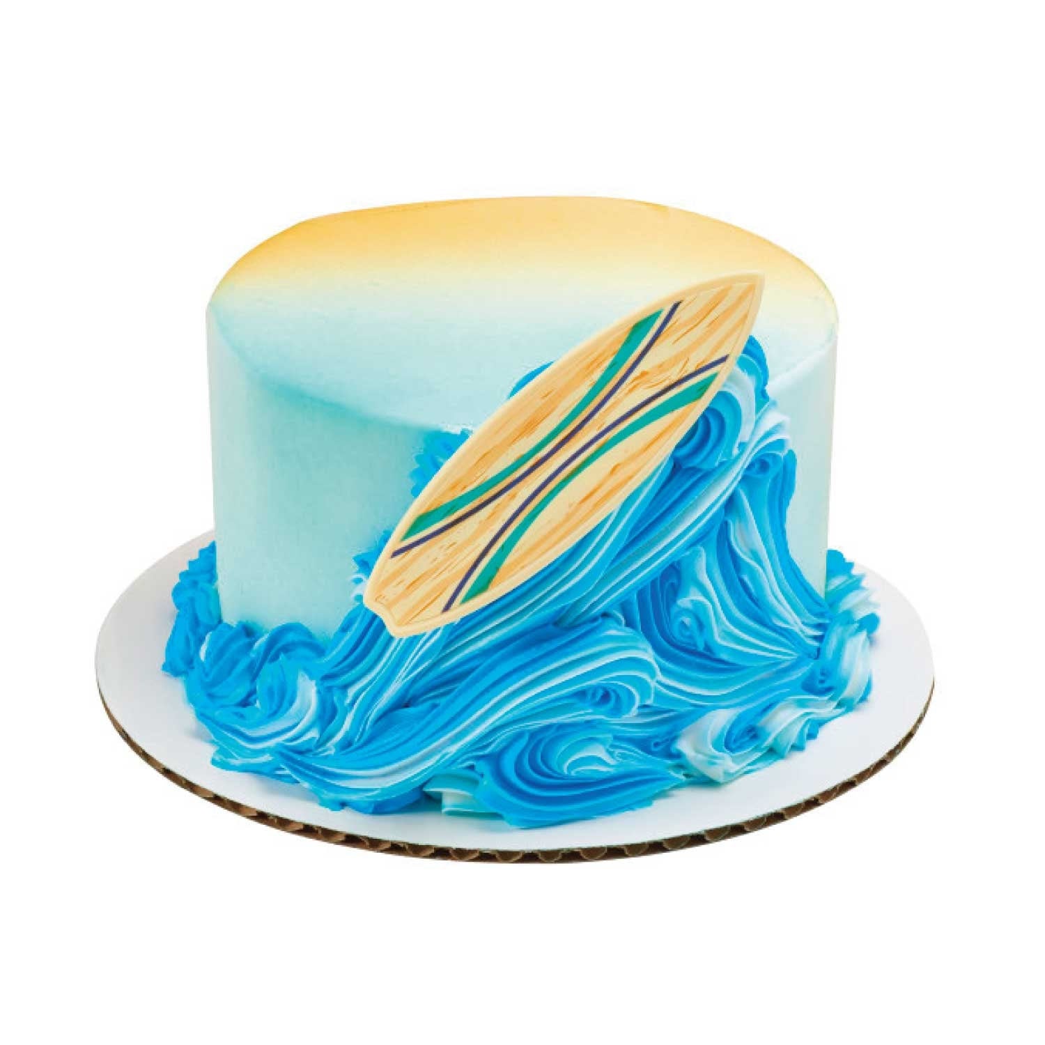 Decorated Surf Cake